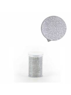 GLITTER ESCOLAR 10G  - PRATA - UN - GLINORTE