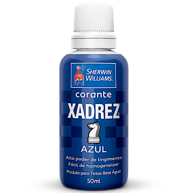 CORANTE LIQUIDO XADREZ 50 ML AZUL 50ML