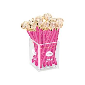 CANETA CORACAO DIAMANTE 1,0MM - 31505 LOVE PINK - UN - MOLIN