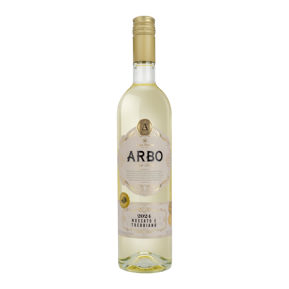 VINHO BRANCO SECO MOSCATO E TREBBIANO (750ML)-ARBO