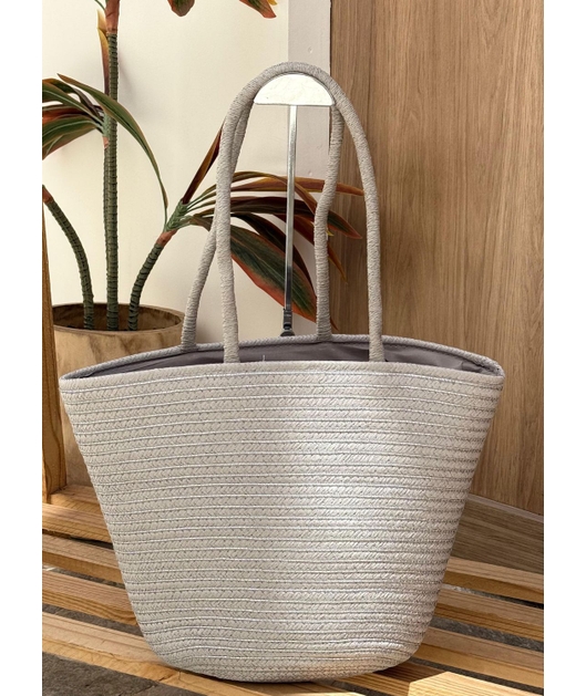 BOLSA ESTRUTURADA PRATA