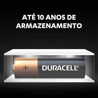 PILHA ALCALINA PEQUENA AA COM 16 UNIDADES - UN - DURACELL