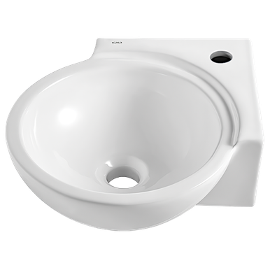 LAVATÓRIO PARA CANTO ICASA IL4 00 BRANCO