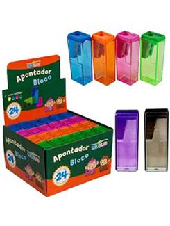 APONTADOR DEPOSITO BLOCO 6CM - 4531 - CX 24 - LEO E LEO
