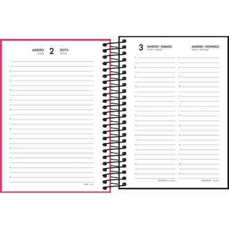 AGENDA ESPIRAL SPICE CORES M3 - DIARIA - 393711 - UN - TILIBRA