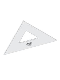 ESQUADRO S/ESCALA ACRILICO 45 26CM - 2526 - UN - TRIDENT