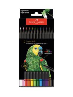 LAPIS DE COR SUPERSOFT 217010 - C/12 - UN - FABER