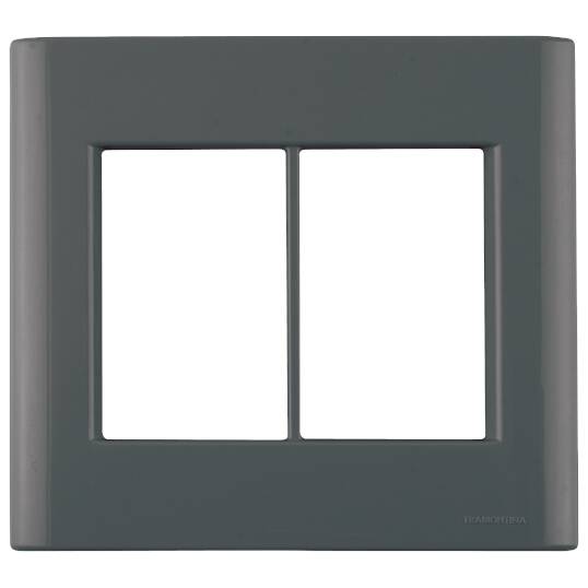 PLACA TRAMONTINA LNHA GIZ 4X4 6 POSTOS REF. 57200/078 GRAFITE