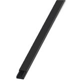 CANALETA PERLEX 20x10 C/ADESIVO PRETA S/DIV 2648PRDF