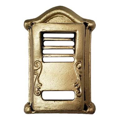 PROTETOR DE AÇO PARA INTERFONE COR OURO VELHO