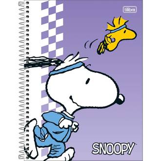 CADERNO UNIV CAPA DURA 10X1 160FLS - 396044 - SNOOPY - UN - TILIBRA