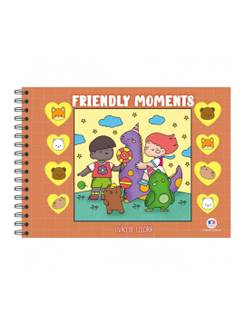 LIVRO DE COLORIR FRIENDLY MOMENTS - UN - CIRANDA CULTURAL
