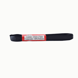 FITA CETIM Nº 1 7MMX10M  - PRETO - UN - KIT