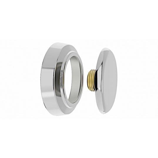 PLUG COM CANOPLA 1/2 ABS CROMADO BLUKIT