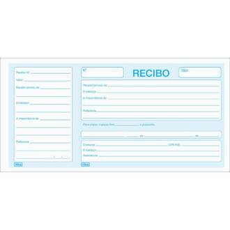 RECIBO COMERCIAL COM CANHOTO 50 FOLHAS 206X105MM - UN - TILIBRA