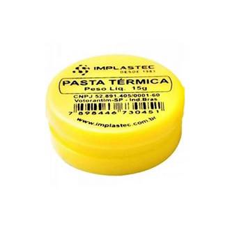 PASTA TERMICA POTE 15G 6155 - UN - IMPLASTEC