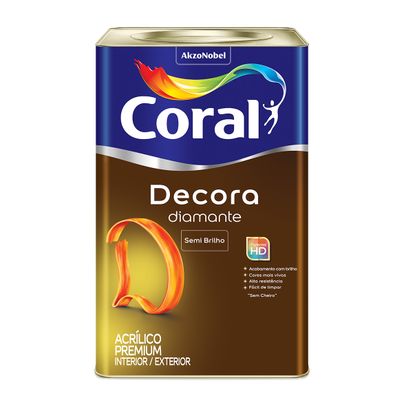 TINTA DECORA DIAM SB BCO NEVE 18L