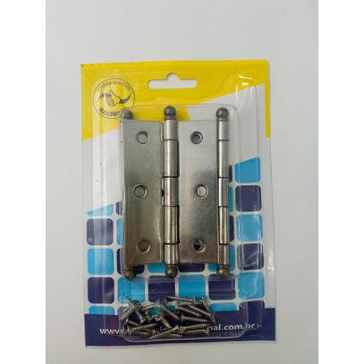 DOBRADICA KIT(3) INOX 3,0 C/ BOLA NAC