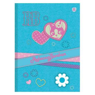 CADERNO BROCHURAO CAPA DURA 80FLS - REBECCA BOMBOM - UN - ANIMATIVA