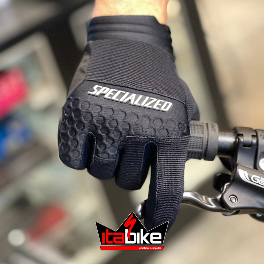Luva Specialized Dedo Longo Trail Shield Masculina Preta