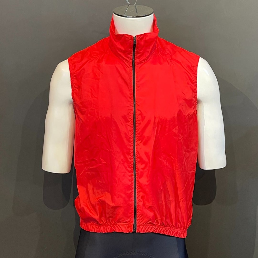 Colete Corta Vento Barbedo Masculino Vermelho