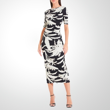 VESTIDO FORUM CASUAL ESTAMPADO
