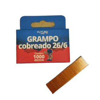 GRAMPO COBREADO 26/6 C/1000 - FO262203 - UN - FUTURO