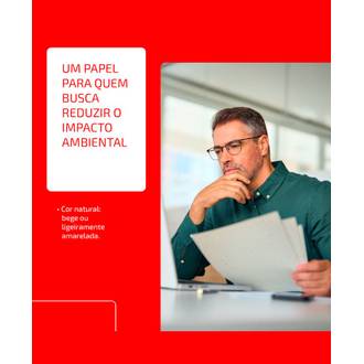 PAPEL CHAMEX ECO RECICLADO 75G 500FLS - A4 - UN - CHAMEX