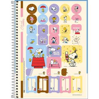 CADERNO UNIV CAPA DURA 10X1 160FLS - 396044 - SNOOPY - UN - TILIBRA