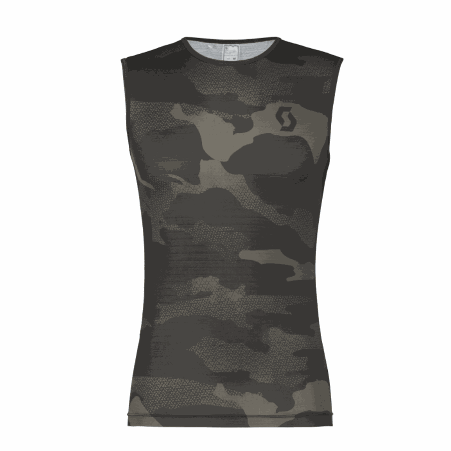 Segunda Pele Scott S/Manga Masculina Camuflada