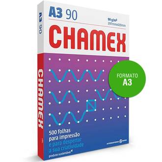 PAPEL CHAMEX 90G 500FLS - A3 - CX 5 - CHAMEX