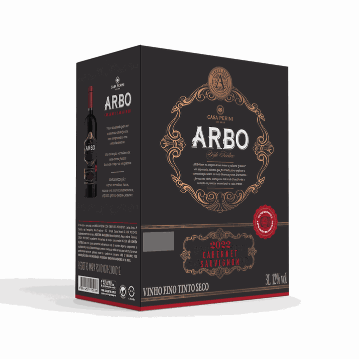 VINHO TINTO CABERNET SAUVIGNON BAG-IN-BOX (3LT)-ARBO