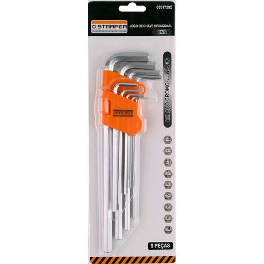 JOGO DE CHAVE ALLEN STARFER LONGA REF. 03517292