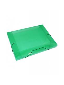 PASTA ELASTICO PLASTICA 2CM OFICIO - 1022 - VERDE - UN - ACP