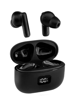 FONE INTRA C/MICROFONE BT TWS FBT2001 - PRETO - UN - MAXPRINT