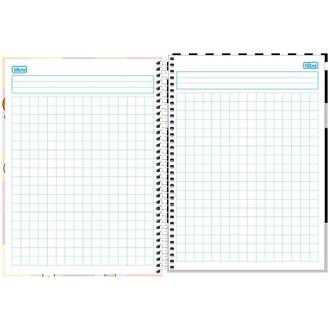CARDERNO UNIV CAPA DURA 1X1 80FLS - QUADRICULADO - SPICE - UN - TILIBRA