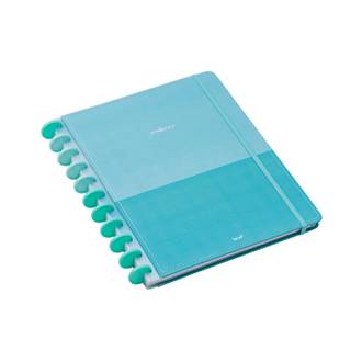CADERNO UNIV DISCO CD1015 - TURQUESA RESILIENCE - UN - BRW