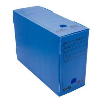 ARQUIVO MORTO POLIDELLO 350X250X135MM - 0326 - AZUL - UN - DELLO