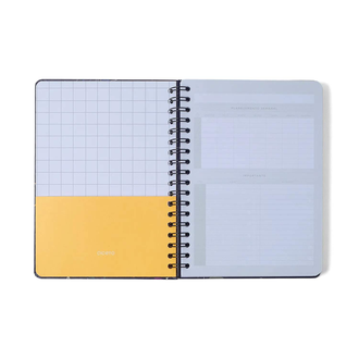 CADERNO ESPIRAL CAPA DURA POLE 80FLS / AROMAS / OFF WHITE - UN - CICERO