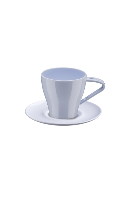 Xícara para café com pires - Branca