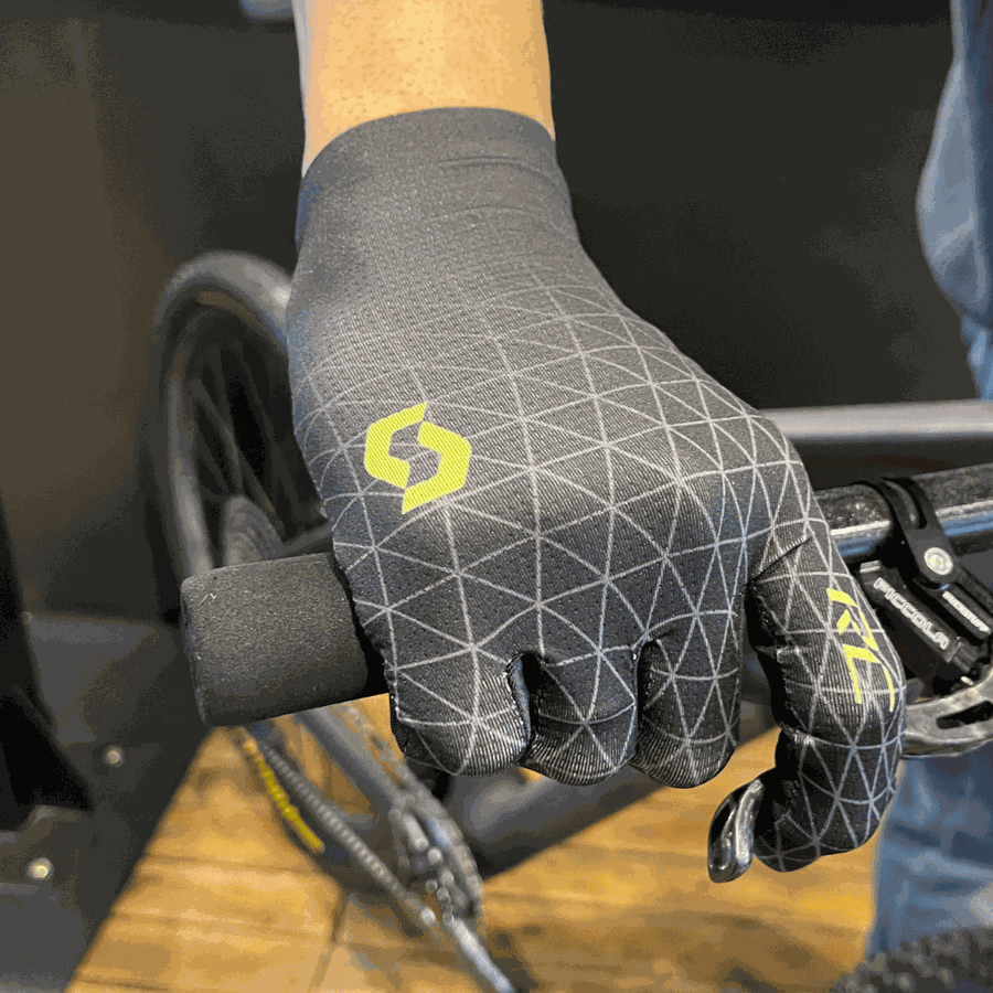 Luva Scott Dedo Longo RC Pro Unissex Preta E Fluor