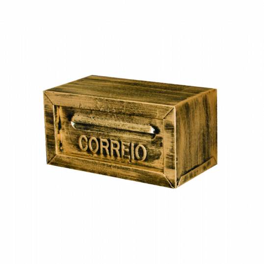CAIXA DE CARTAS LIZA COM SUPORTE METALMIG 15  X 20 X 12CM