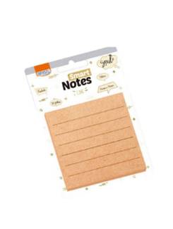 BLOCO ADESIVO SMART NOTES 50F - 76X76MM - BA7658 - KRAFT - UN - BRW