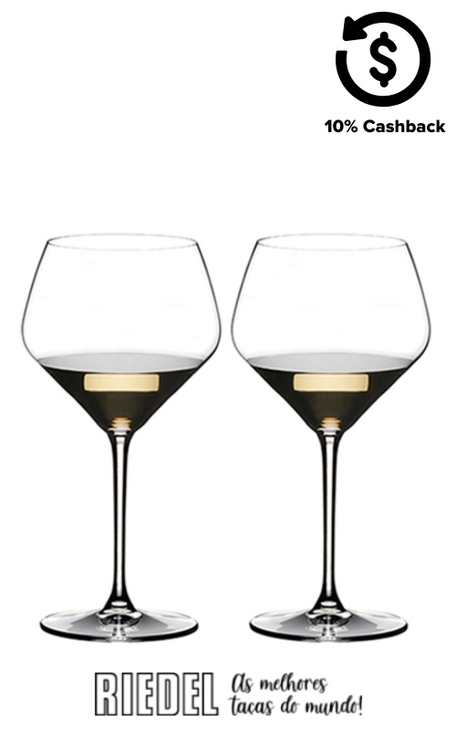 Conjunto 2 Taças Riedel Heart to Heart Oaked Chardonnay