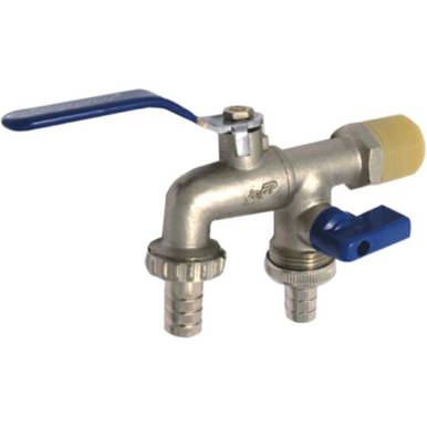 TORNEIRA ESFERA JARDIM JAPI DUPLA 1/2