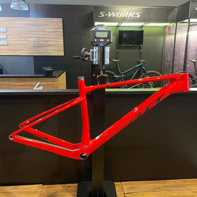 Quadro Scott Em Carbono Scale HMF HT Vermelho e Preto