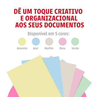 PAPEL CHAMEX COLOR 75G 500FLS - ROSA - UN - CHAMEX