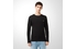 CAMISETA MASCULINA BÁSICA MANGA LONGA PRETA LACOSTE