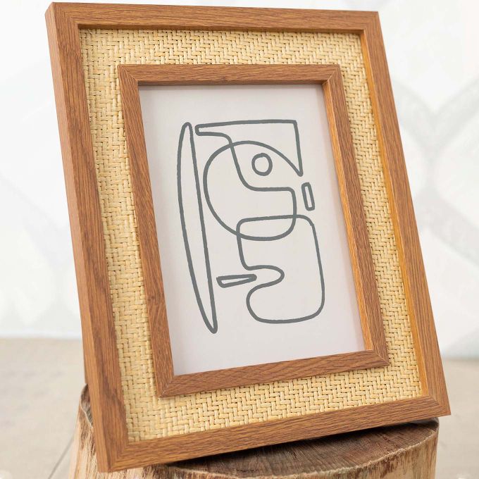 Porta Retrato Rattan 10x15 - 1
