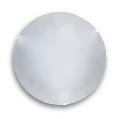 PLAFON REDONDO TASCHIBRA JURERÊ 30CM BRANCO